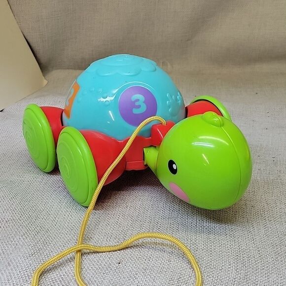 Fisher Price Turtle Toy , Bumble Bee, Tug A Bug pull toys (set D) - Picture 10 of 12